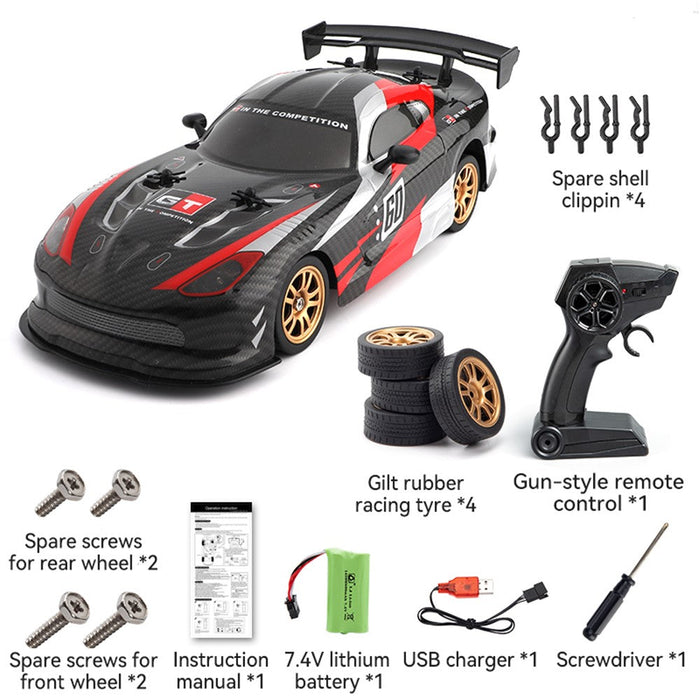 SPEEDY 4WD CHEETAH Q116 JJRC 1 / 16  DODGE DRIFTING CAR WITH LED