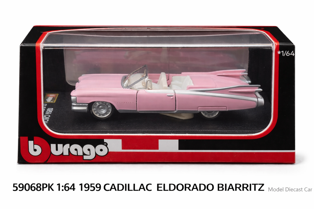 BBURAGO 59068PK 1:64 1959 CADILLAC ELDORADO BIARRITZ
