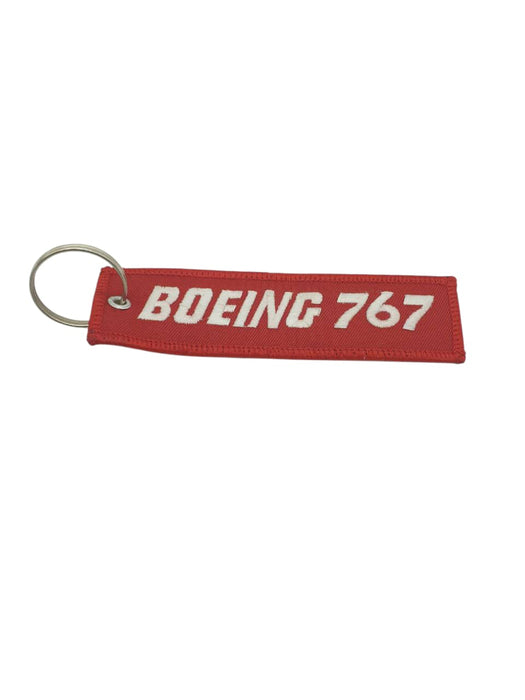 EMBROIDERED KEYRING B767