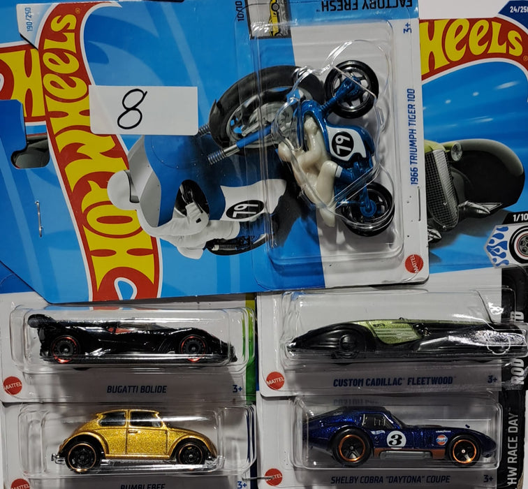 HOT WHEELS CARS (PACK OF 5 NOS)