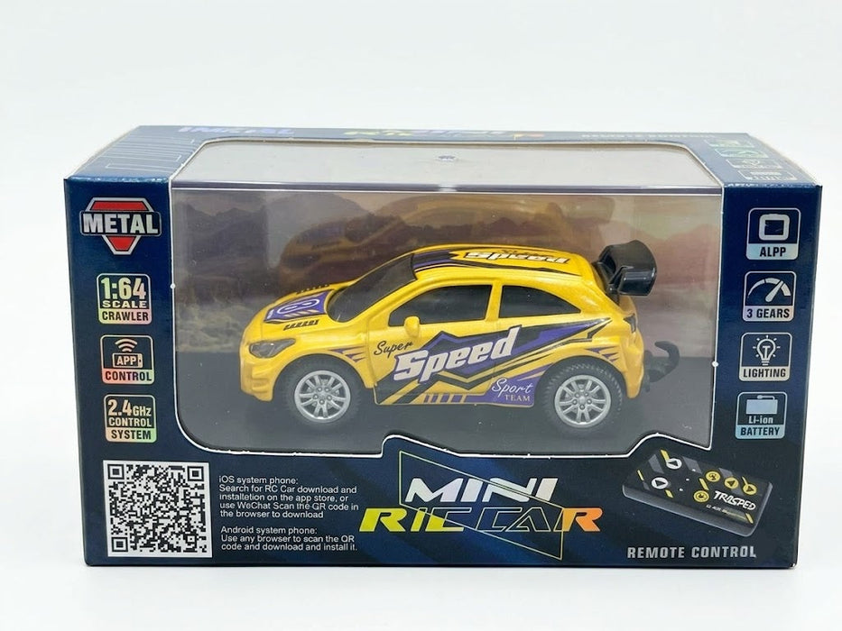 MINI RC CAR SMALL POCKET 1:64 (SUPER SPEED 8) MODEL HG4-219