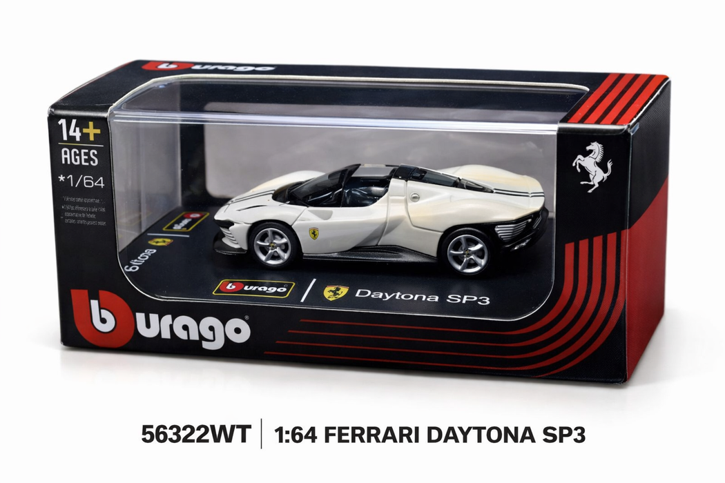 BBURAGO 56322WT 1:64 FERRARI DAYTONA SP3