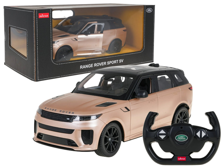 RASTAR RANGE ROVER SPORT SV 10260 RC CAR 1/14 SCALE (GOLD & BLACK)