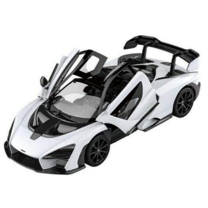 RASTAR MCLAREN SENNA 96600 RC CAR 1/14 SCALE (WHITE & BLACK)