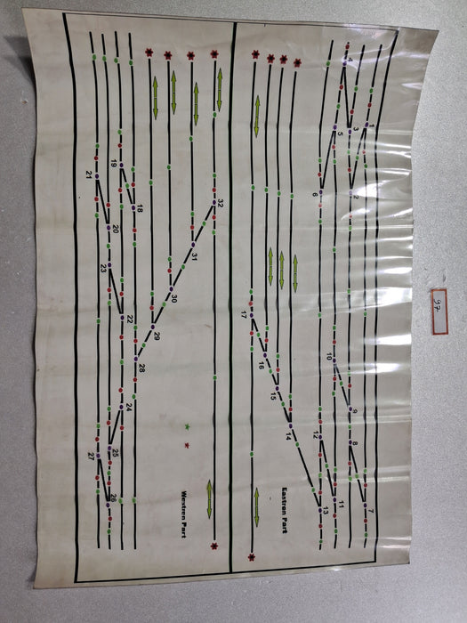 TRAIN H.O. SCALE CONTROL PANEL STICKER PRE OWNED QUALITY