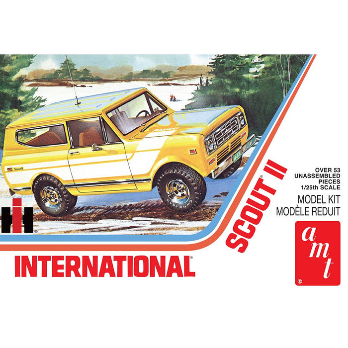 AMT 1977 INTERNATIONAL HARVESTER SCOUT II TRUCK 1/25 SCALE&nbsp;MODEL&nbsp;KIT AMT1248/12