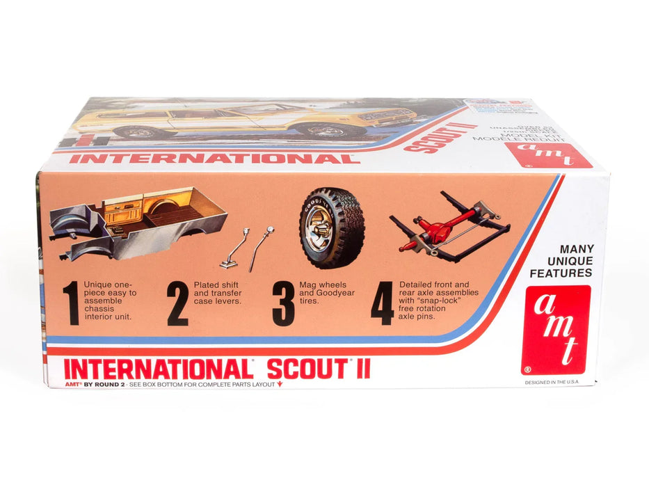 AMT 1977 INTERNATIONAL HARVESTER SCOUT II TRUCK 1/25 SCALE&nbsp;MODEL&nbsp;KIT AMT1248/12