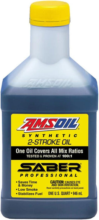 AMSOIL SABAR PROFESSIONAL SYNTHETIC 2-STROKE OIL (946ML)