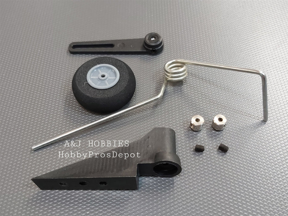 Tail Landing Gear Assembly w/ 28mm Wheel,