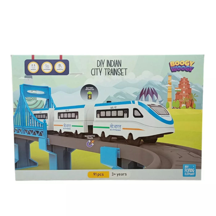 DIY INDIAN CITY TRAIN SET 91 PCS