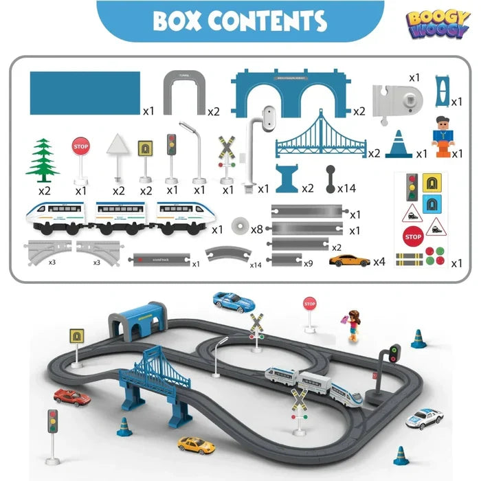 DIY INDIAN CITY TRAIN SET 91 PCS