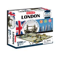 LONDON ENGLAND 4D TIME PUZZLE