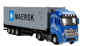 MAERSK ALLOY MODEL CAR 1:48 SCALE NO:JG2602 (BLUE&GREY)