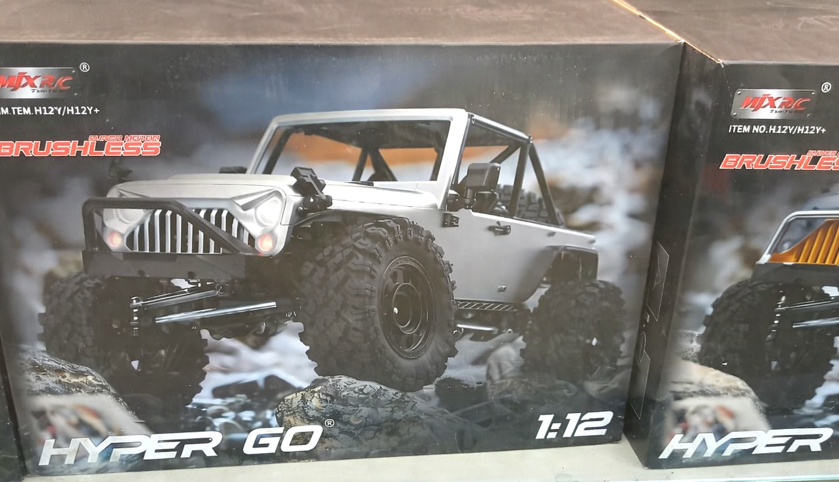 MJX H12Y+(PLUS) HYPER GO 4WD 1/12 RC TRUCK BRUSHLESS SILVER