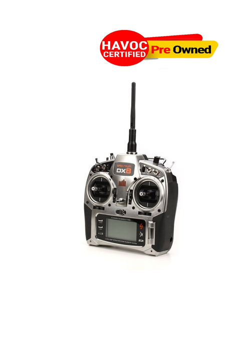 SPEKTRUM TRANSMITTER DX8 WITH RECEIVER - QUALITY PREOWNED