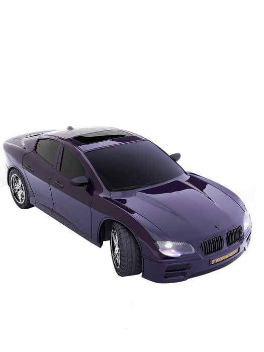 MIRANA WATCH CONTROL TRACER RC CAR HAND & APP CONTROL WITH BLUETOOTH SPEAKER C-TYPE CHARGING HIGH SPEED RACING ( BLUE/PURPLE )