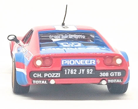 BBURAGO FERRARI 308 GTB RALLYE MONTO CARLO 1982 BY J C ANDRETTI / BICHE 1/43 DIE CAST MODEL