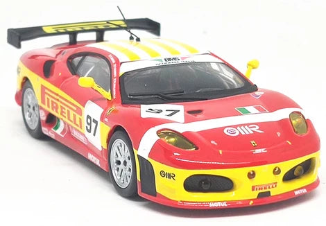 BBURAGO FERRARI F430 GTC 24TH LE MANS 2008 BY F BABINI/ M MALUCEILLI/ P RUBERTI 1/43 DIE CAST MODEL