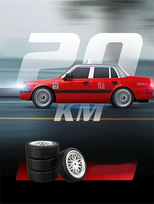 MN MODEL TAXI 1/16 MN38 RTR 2.4G RWD DRIFT RC CAR W/ GYRO AND LED LIGHTS