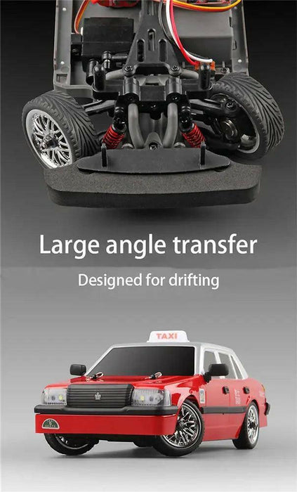 MN MODEL TAXI 1/16 MN38 RTR 2.4G RWD DRIFT RC CAR W/ GYRO AND LED LIGHTS