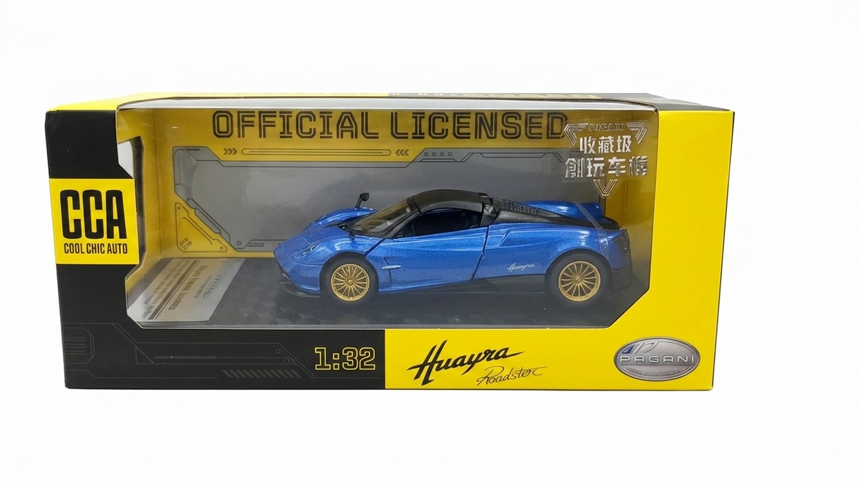 CCA PAGANI HUAYRA ROADSTER 1:32 DIECAST MODEL 88435 BLUE