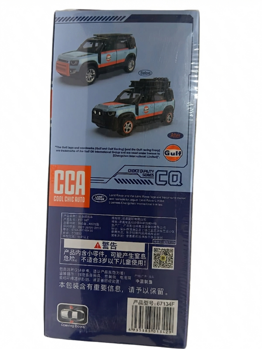CCA LAND ROVER DEFENDER 110 1:43 SCALE 67134F (BLUE)