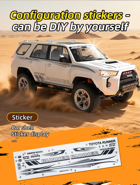 TOYOTA 4 RUNNER HG4-209 WITH SOUND,LIGHT,EXHAUST 4WD WHITE