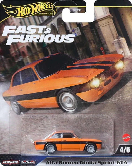 HOT WHEELS FAST & FURIOUS ALFA ROMEO GIULIA SPRINT GTA (9C6K)