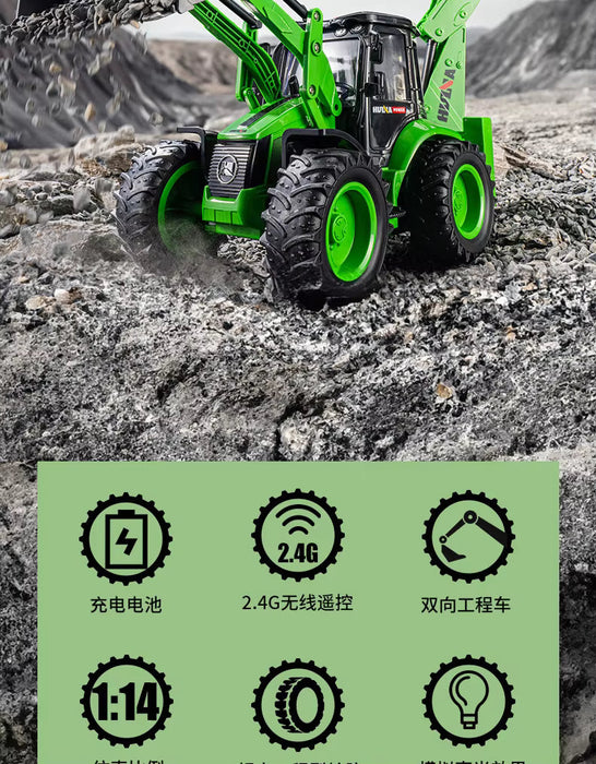 HUINA 1579 RC BACKHOE LOADER SCALE 1/14