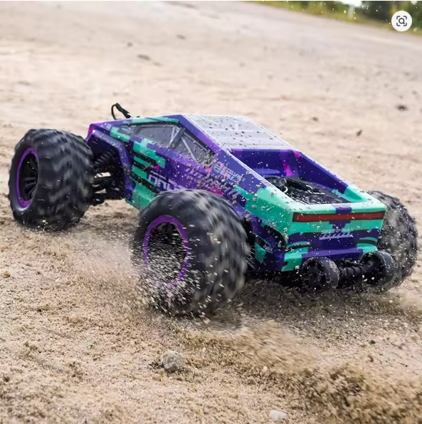 CYBERPUNK STORM BRUSHLESS C8821 1/14 SCALE FOUR-WHEEL HIGH SPEED RACING CAR (PURPLE & BLUE)