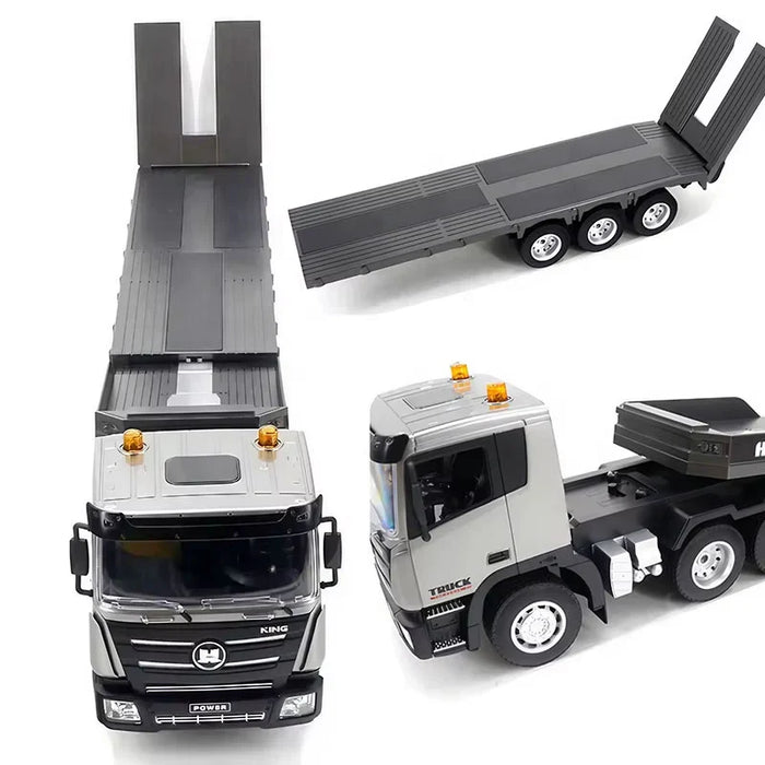 HUINA 1318 RC TRUCK FLATBED TRAILER SCALE 1/18