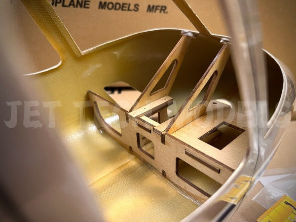 FUNKEY SCALE FUSELAGE BELL 222 .30 (550) SIZE BLUE COLOR WITH RETRACTABLE LANDING GEAR