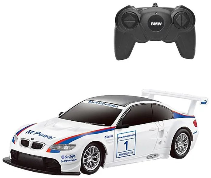 RASTAR BMW M3 GT2 48300 RC CAR 1/24 SCALE (WHITE)