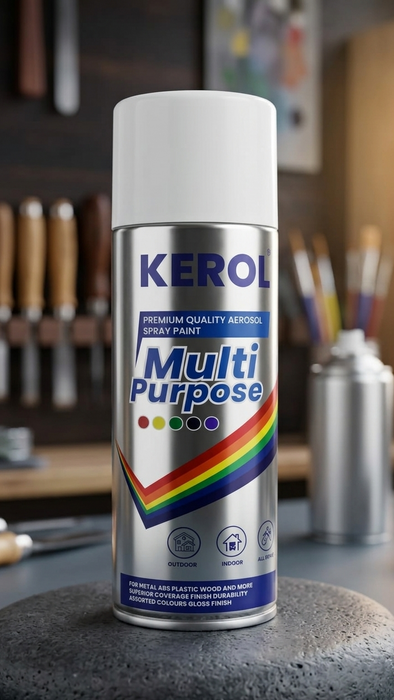 SPRAY PAINT 400ML WHITE