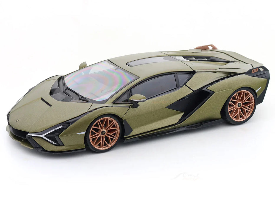BBURAGO 18-91046 1/18 LAMBORGHINI SIAN FKP 37 DIE-CAST GREEN