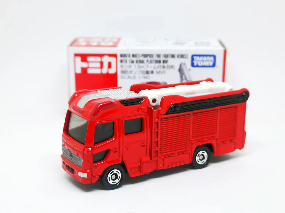 TAKARA TOMY MORITA MULTI-PURPOSE FIRE FIGHTING VEHICLE WITH 13M AERIAL PLATFORM MVF 1/90 SCALE NO:119