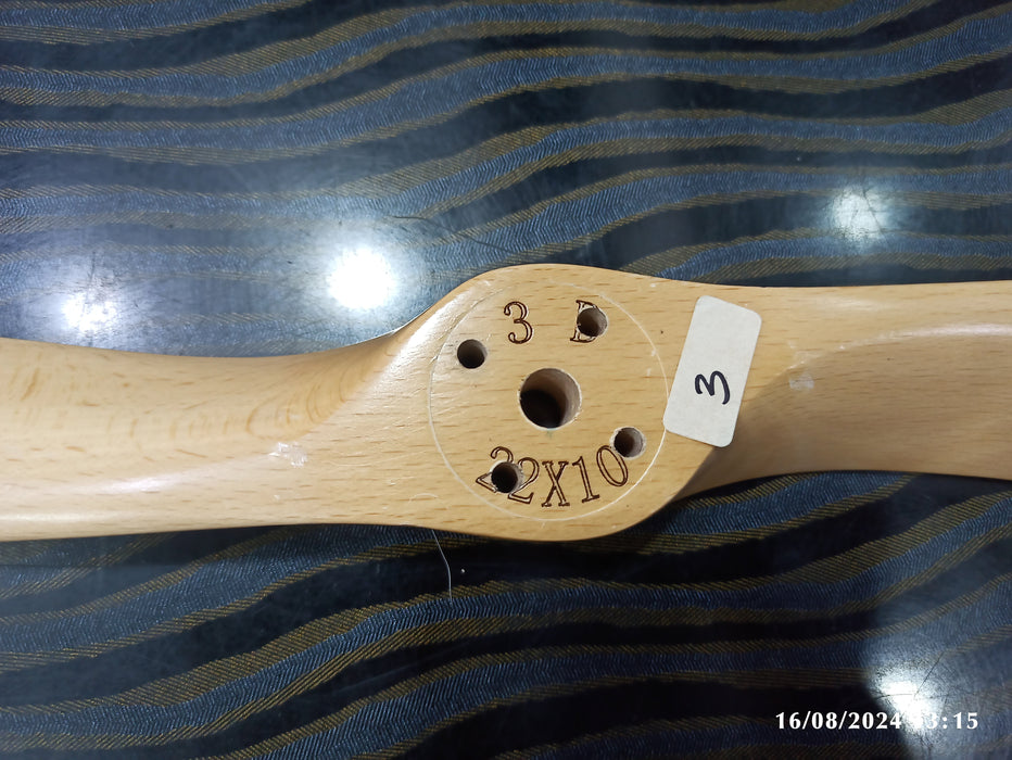 GP WOODEN PROPELLER 22X10 PRE-OWNED QUALITY