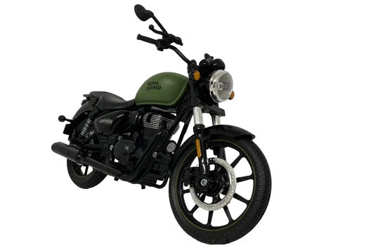 Maisto Royal Enfield Meteor S M Matt Green colour Diecast 1/12