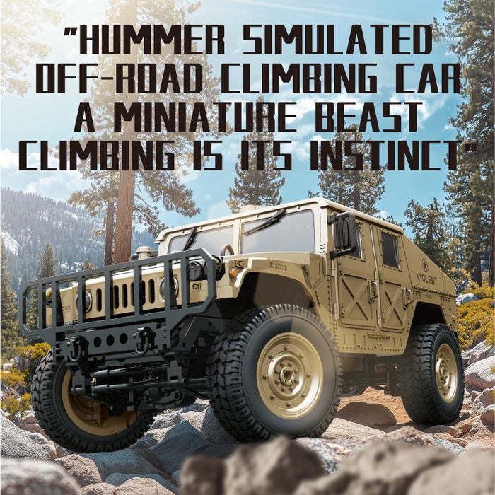 CLIMBING CAR C8835 4WD OFF-ROAD SUSPENSION MOTOR DRIVE (DESERT)