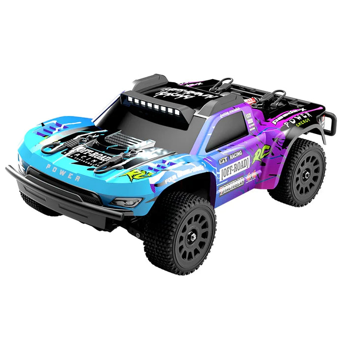 RC MONSTER TRUCK Q130C 1/14 HIGH-SPEED, 4WD BRUSHLESS MOTOR RTR (BLUE)