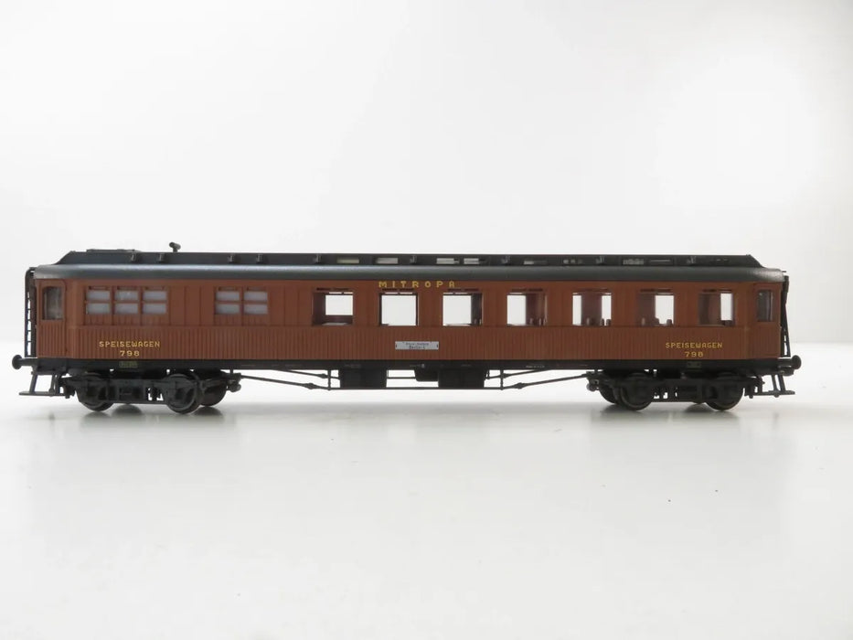 FLEISCHMANN H0 5081 1/87 SCALE MITROPA PASSENGER DINING CAR SPEISEWAGEN 798