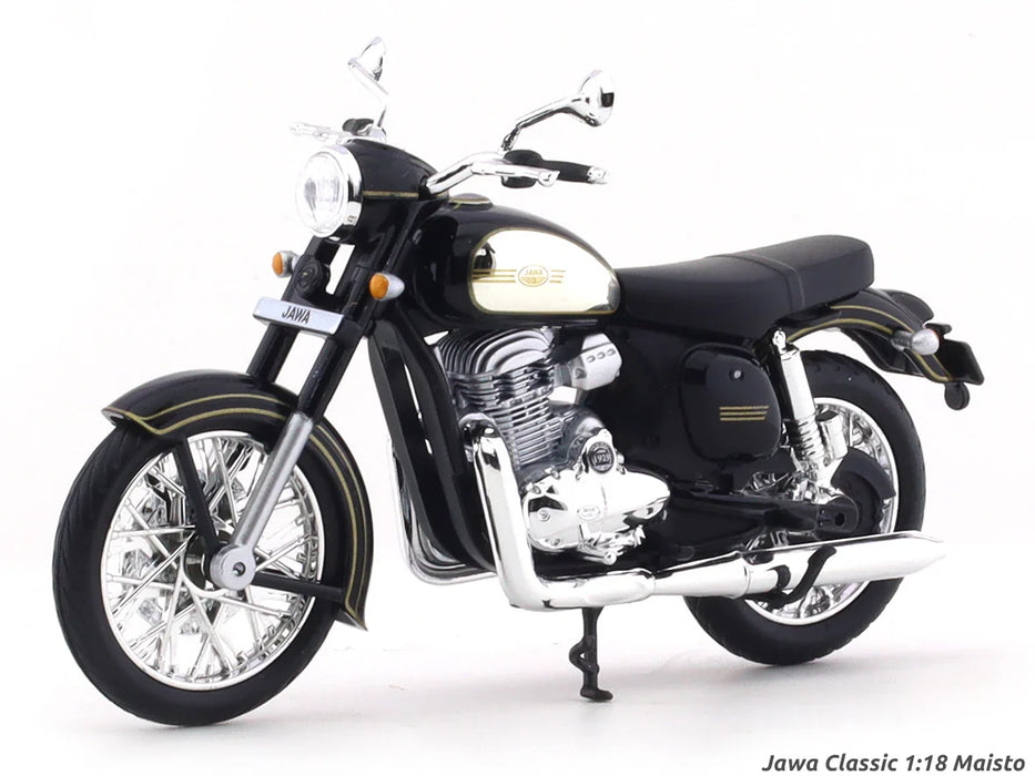 MAISTO JAWA CLASSIC BLACK  1:18 SCALE DIECAST MODEL CLAJMT00657