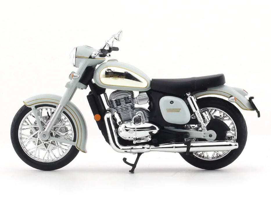 MAISTO JAWA CLASSIC GREY 1:18 SCALE DIECAST MODEL CLAJMT00658