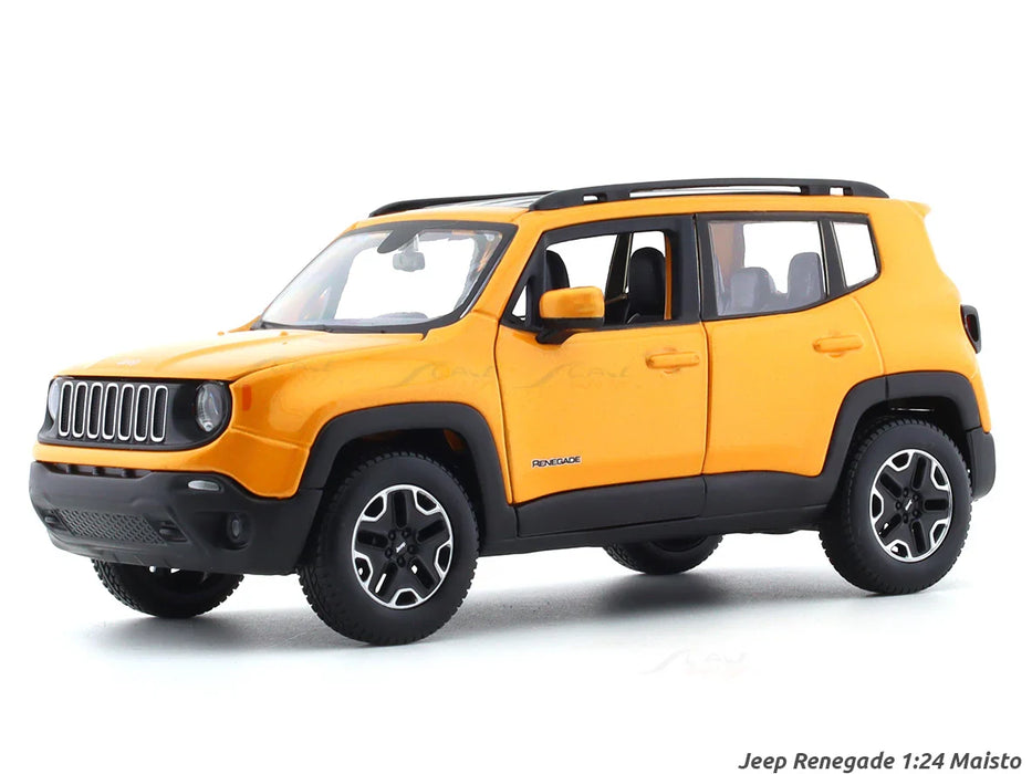 MAISTO DIECAST JEEP RENEGADE ORANGE - 1/24 51282 OR
