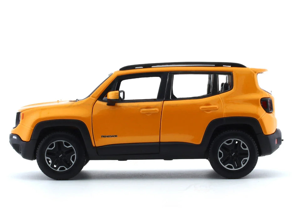 MAISTO DIECAST JEEP RENEGADE ORANGE - 1/24 51282 OR