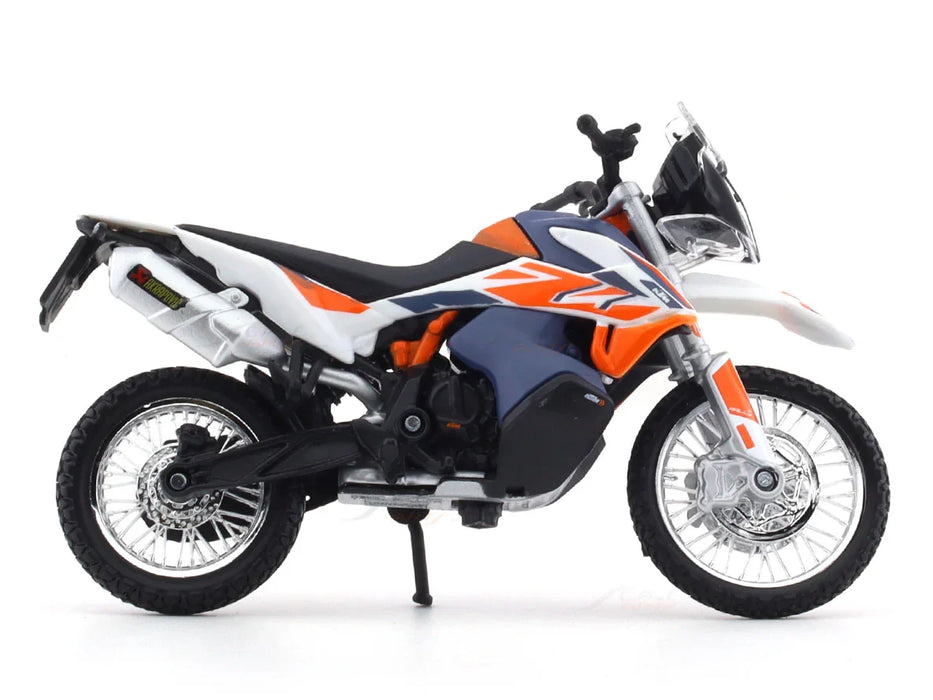 BBURAGO KTM 790 ADVENTURE R RALLY BLUE 1:18 SCALE DIECAST 28-91084