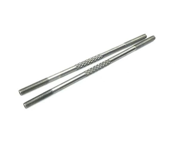 M2.5 X DIA 2 X 80MM KNURLED PUSH ROD 1PAIR
