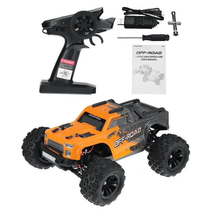 MJX M163 1/16 2.4G 4WD RC CAR BRUSHLESS HIGH SPEED OFF ROAD VEHICLE MODELS 39KM/H W/ HEAD LIGHT