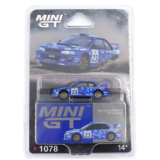 Imported Mini GT Blister #1078 Subaru Impreza WRC99 Acropolis Rally Die-Cast Car