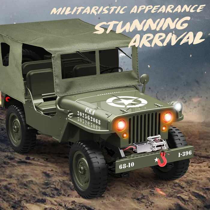 MILITARY JEEP C8815 RTR 1/10 WILLYS RC TRUCK 4WD OFF-ROAD CLIMBING